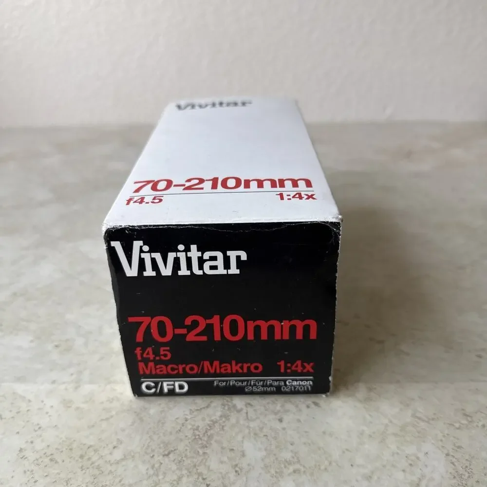 Vivitar Zoom 70-210mm Macro Lens f4:5 1:4x Pentax P/K, M 0217055 VINTAGE